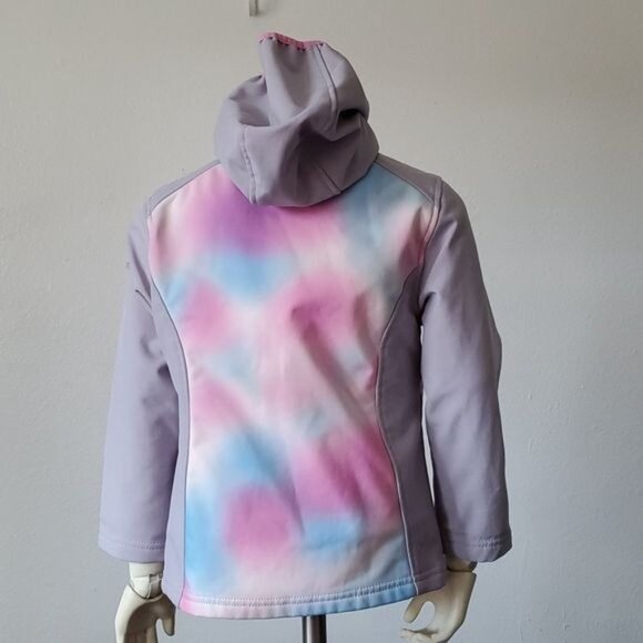 Free Country Water Resistant Jacket Coat Zip Hooded Hoodie Winter GIRLS Kids 5/6 - Picture 6 of 15